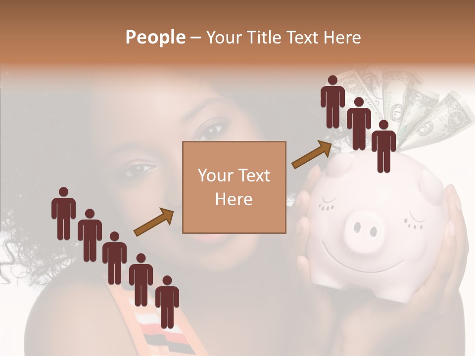 Touching Young Finger PowerPoint Template