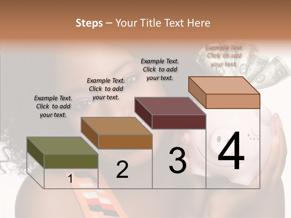 Touching Young Finger PowerPoint Template