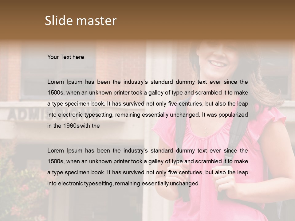 Finger Background Elder PowerPoint Template