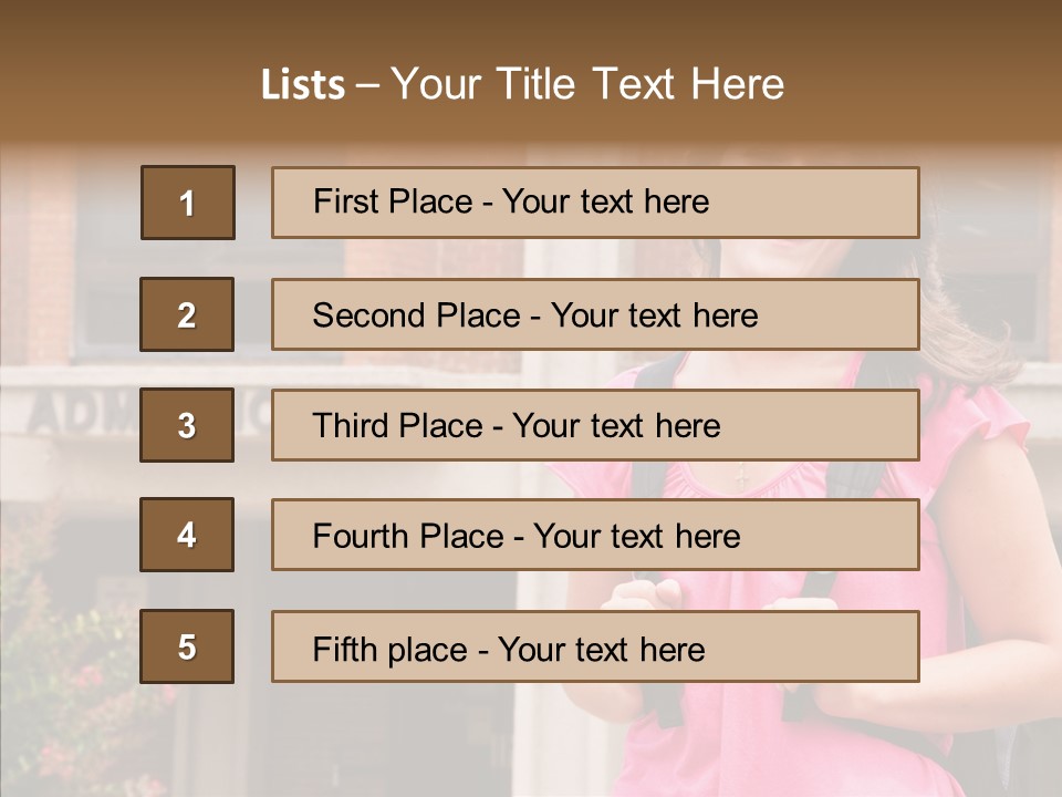 Finger Background Elder PowerPoint Template
