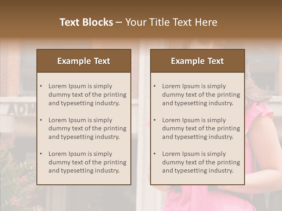 Finger Background Elder PowerPoint Template