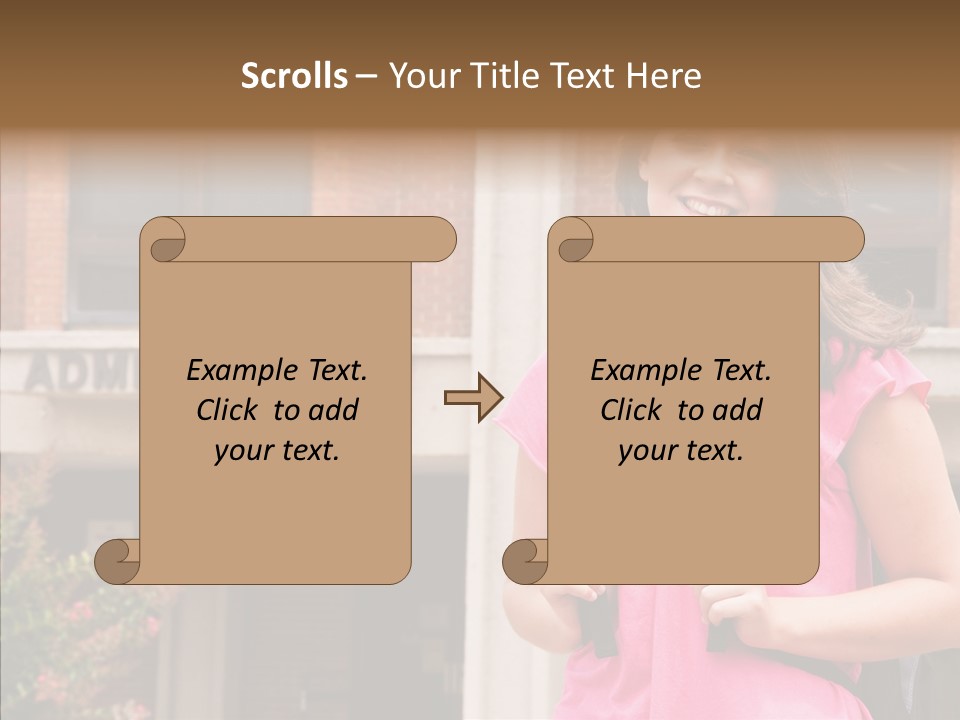 Finger Background Elder PowerPoint Template