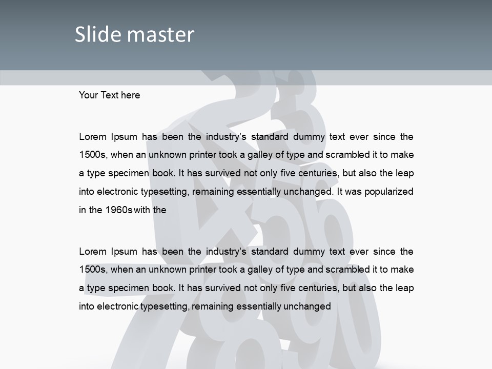 Touching Elder Close Up PowerPoint Template