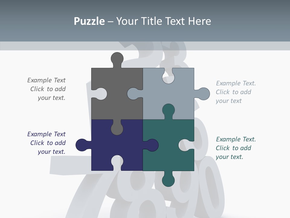 Touching Elder Close Up PowerPoint Template