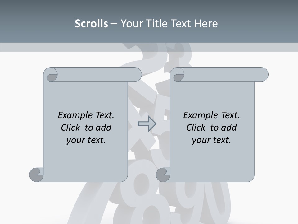 Touching Elder Close Up PowerPoint Template