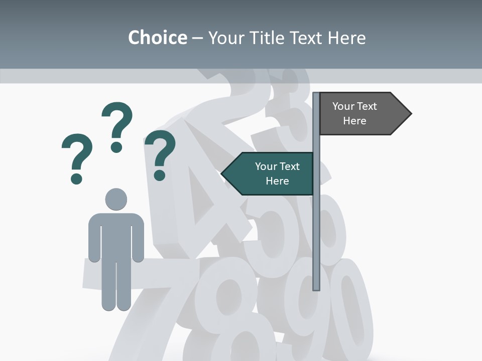 Touching Elder Close Up PowerPoint Template