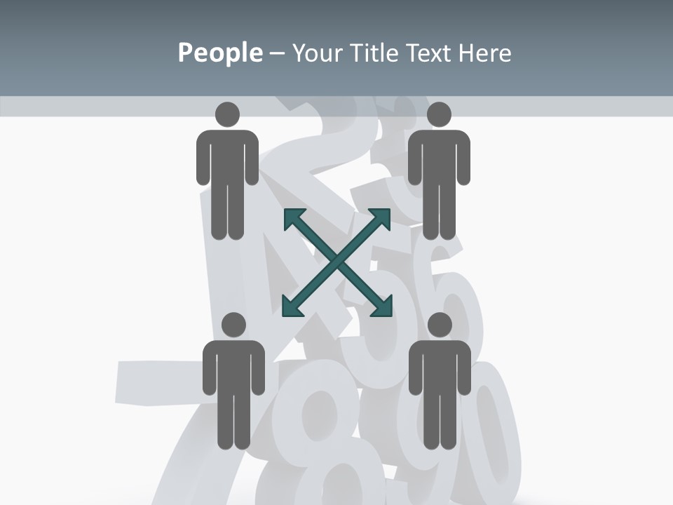 Touching Elder Close Up PowerPoint Template