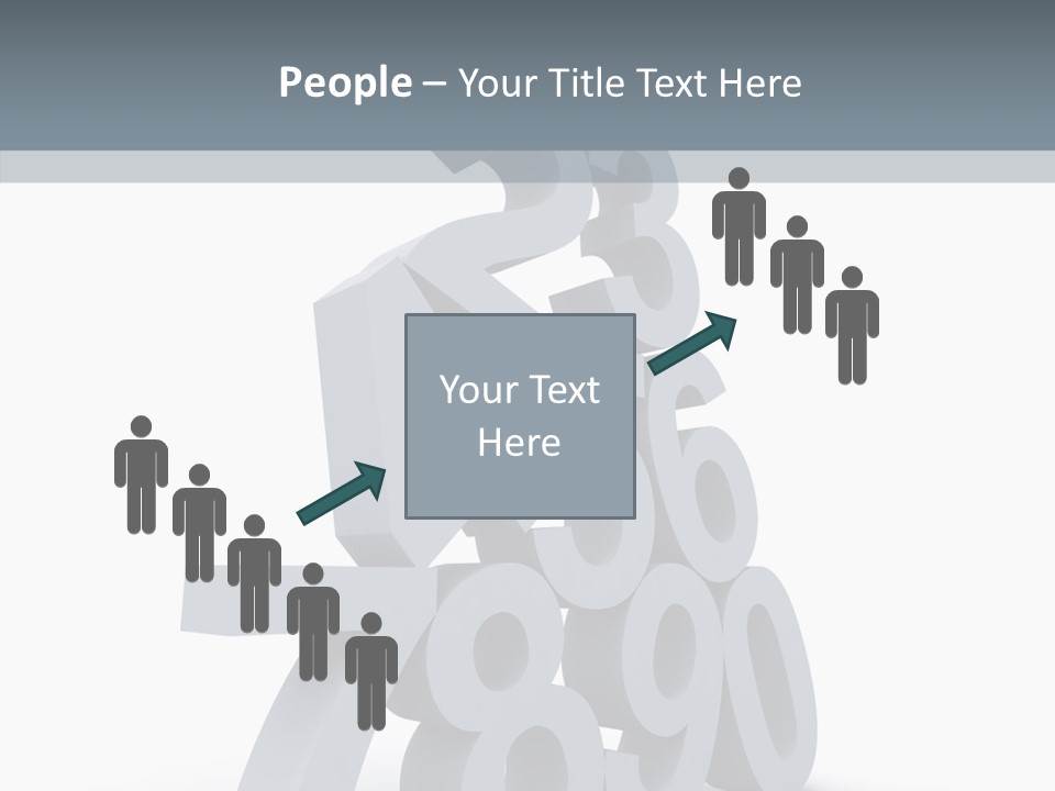 Touching Elder Close Up PowerPoint Template