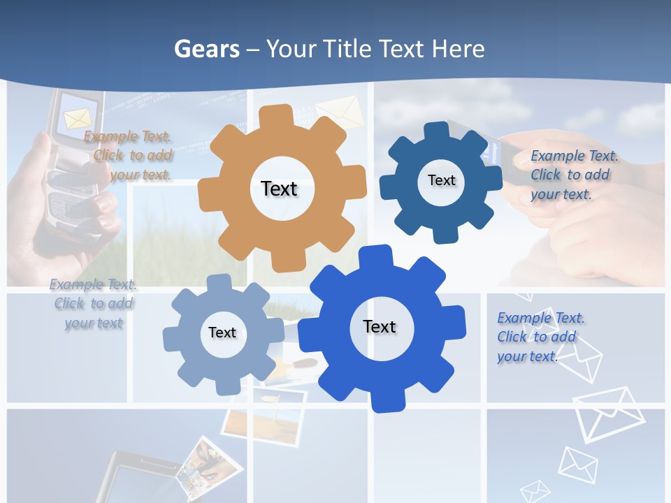 Caregiver Finger Background PowerPoint Template