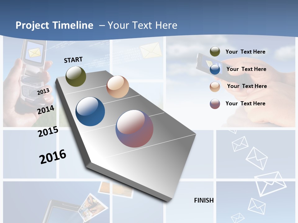Caregiver Finger Background PowerPoint Template