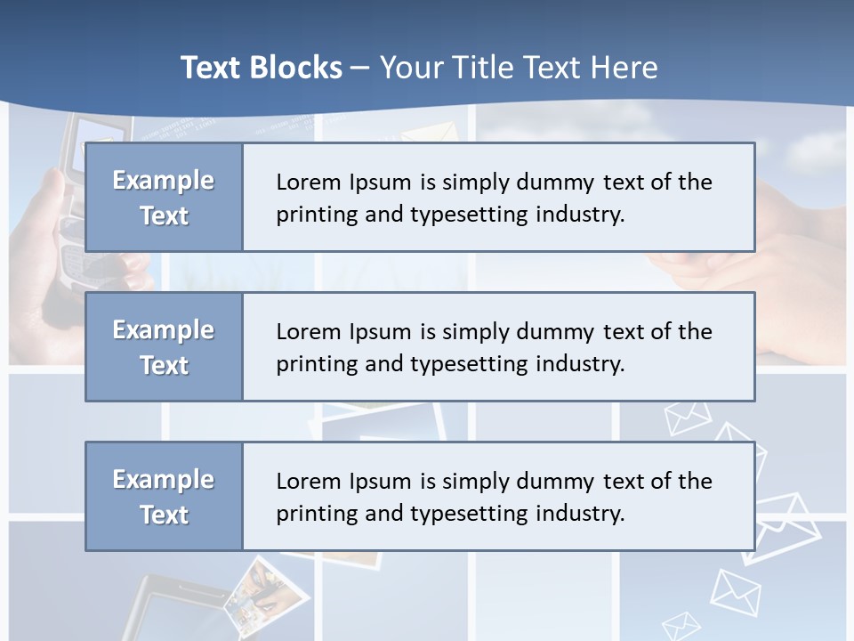 Caregiver Finger Background PowerPoint Template