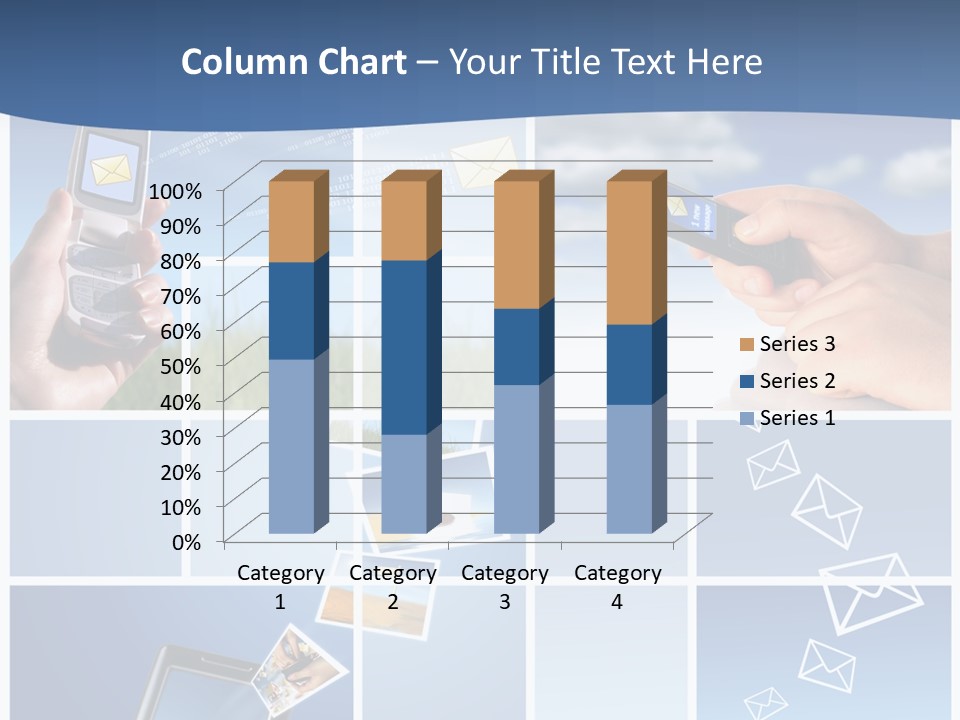 Caregiver Finger Background PowerPoint Template
