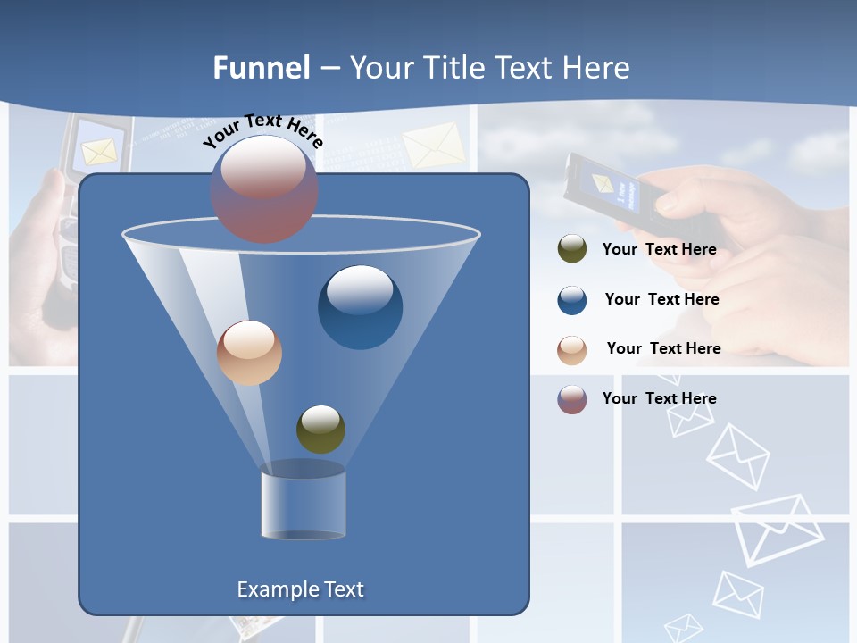 Caregiver Finger Background PowerPoint Template