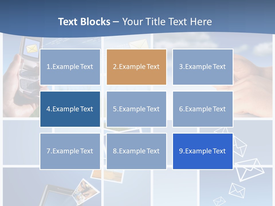 Caregiver Finger Background PowerPoint Template