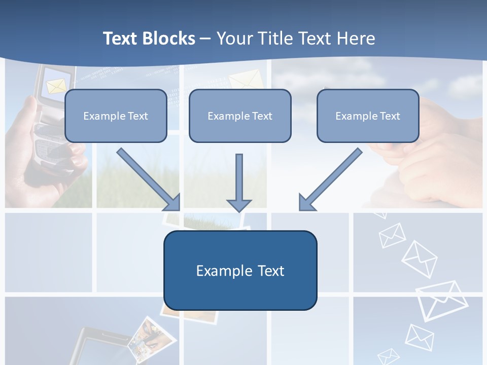 Caregiver Finger Background PowerPoint Template