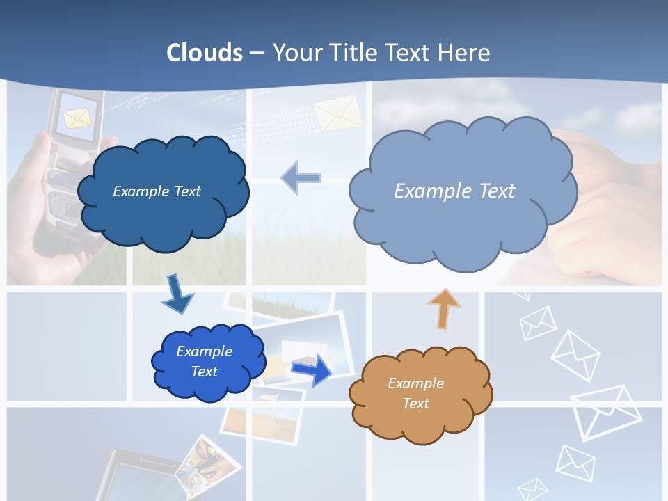 Caregiver Finger Background PowerPoint Template