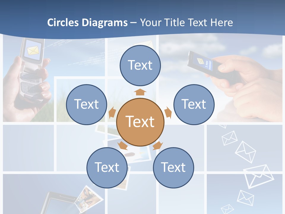 Caregiver Finger Background PowerPoint Template