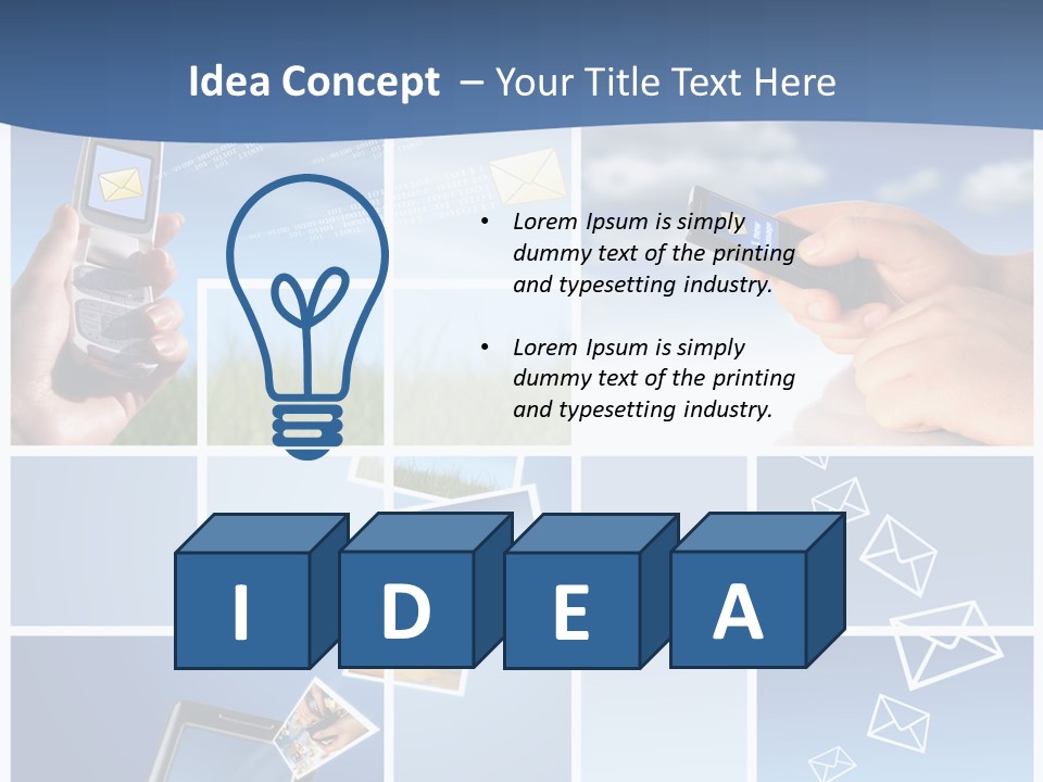 Caregiver Finger Background PowerPoint Template