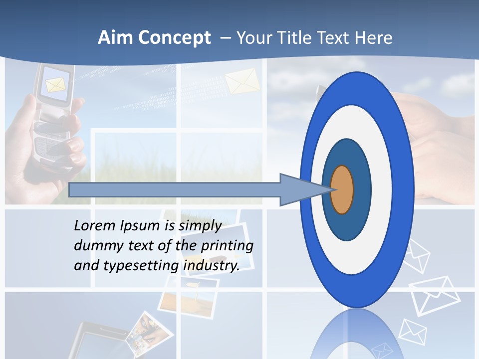 Caregiver Finger Background PowerPoint Template