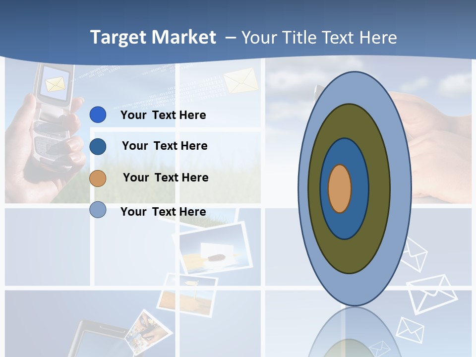 Caregiver Finger Background PowerPoint Template