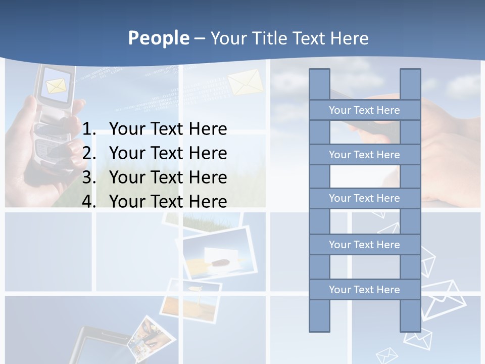 Caregiver Finger Background PowerPoint Template