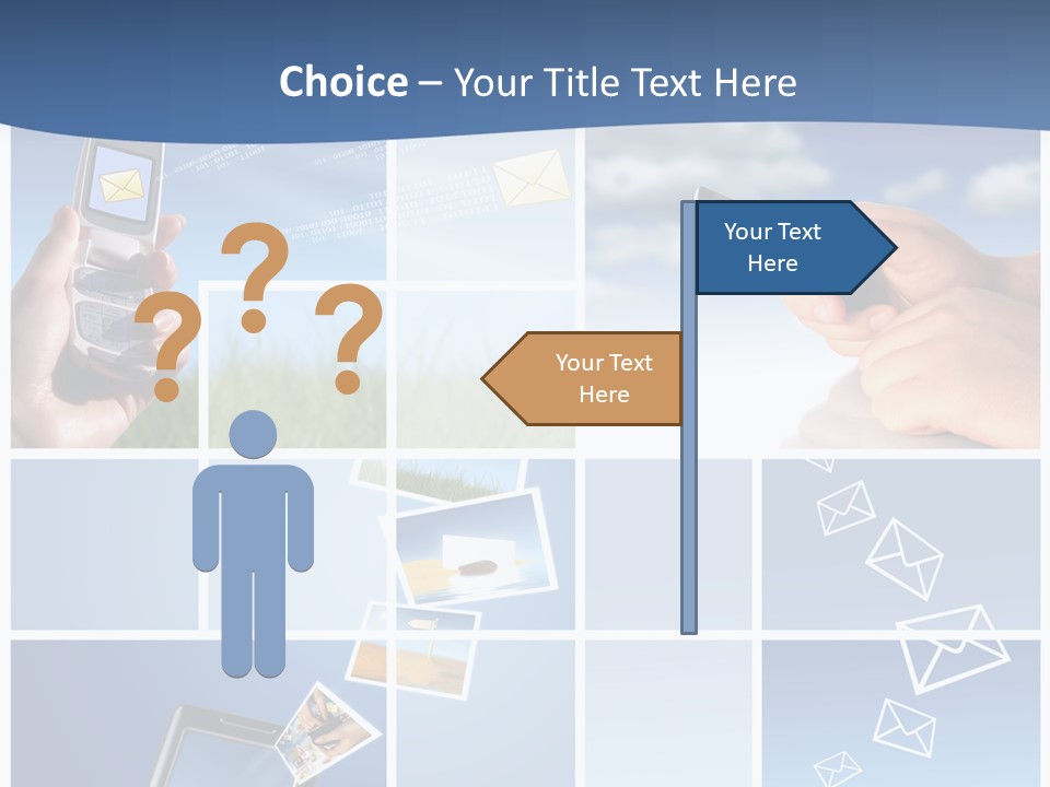 Caregiver Finger Background PowerPoint Template