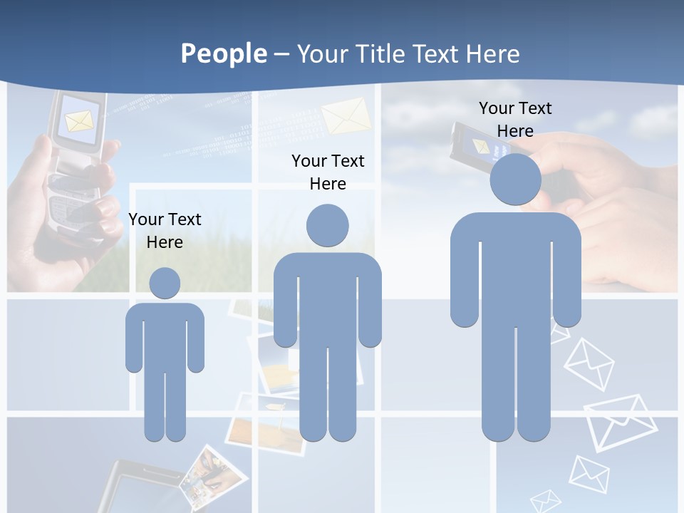 Caregiver Finger Background PowerPoint Template