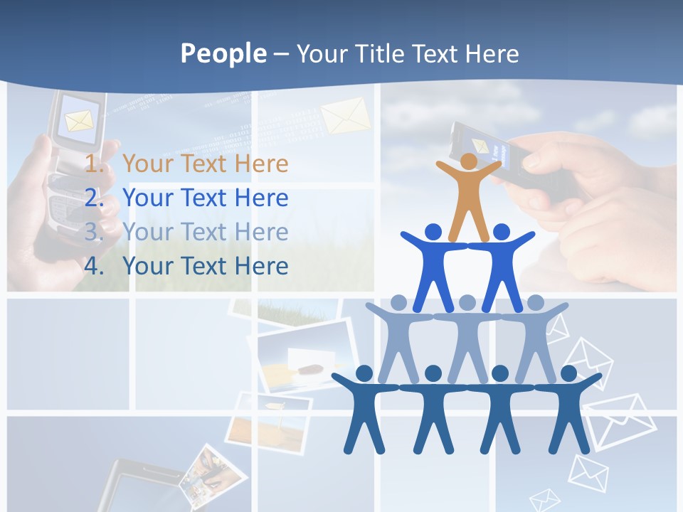 Caregiver Finger Background PowerPoint Template