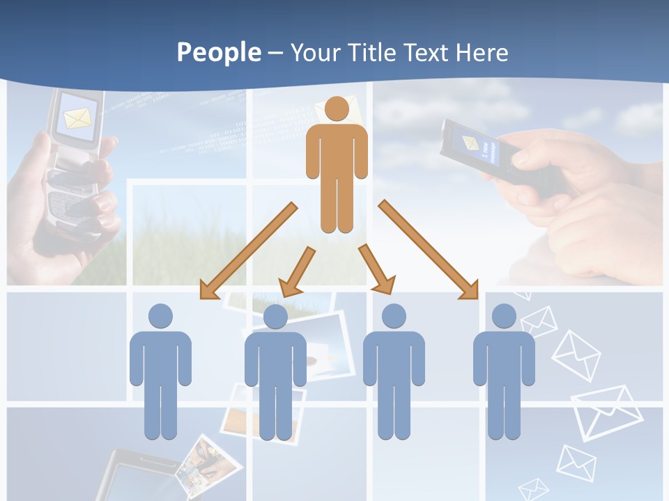 Caregiver Finger Background PowerPoint Template