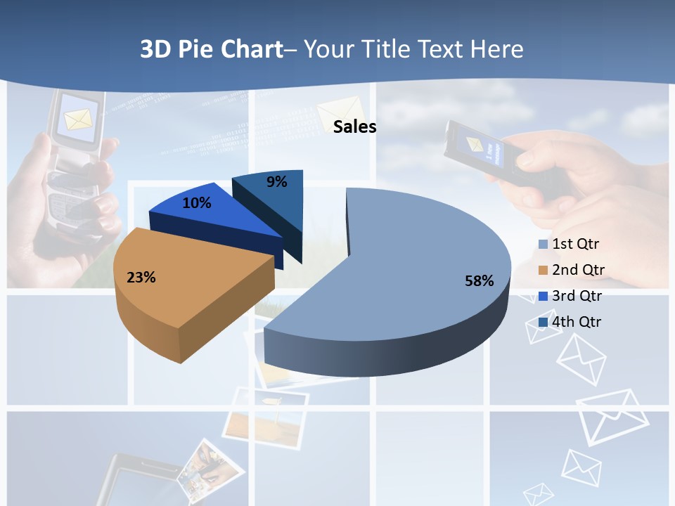 Caregiver Finger Background PowerPoint Template