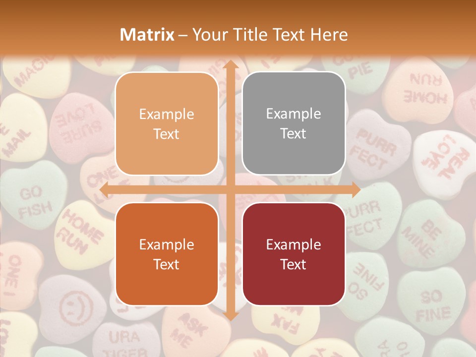 Togetherness Touching Closeup PowerPoint Template