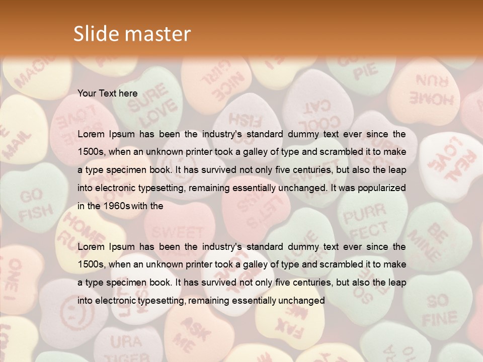 Togetherness Touching Closeup PowerPoint Template