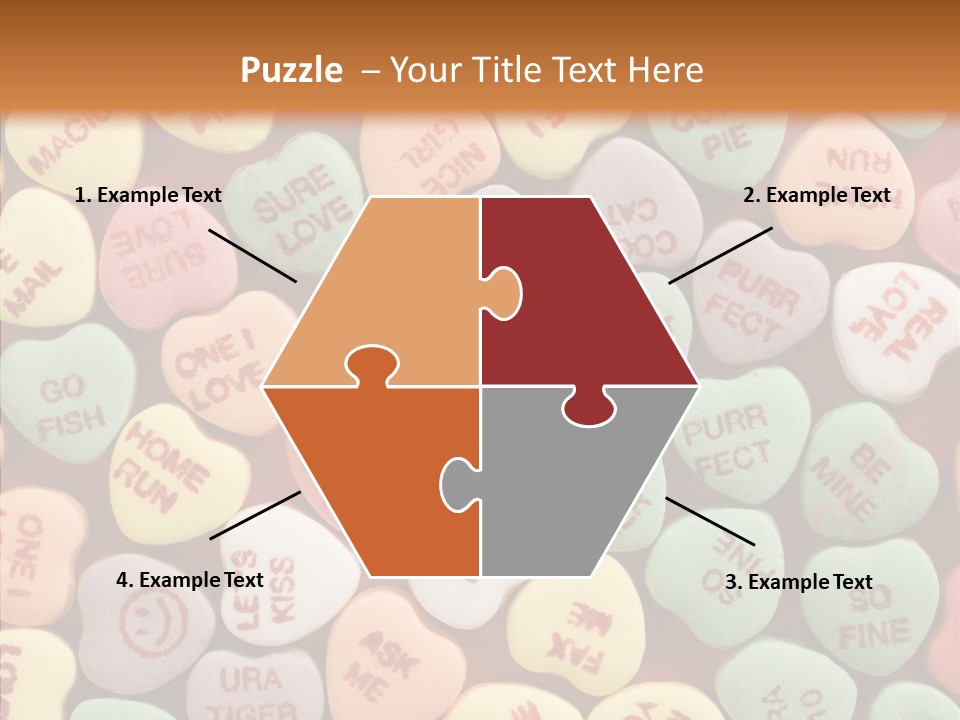 Togetherness Touching Closeup PowerPoint Template