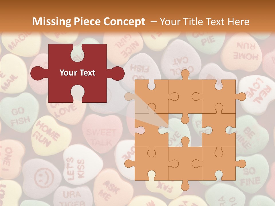 Togetherness Touching Closeup PowerPoint Template