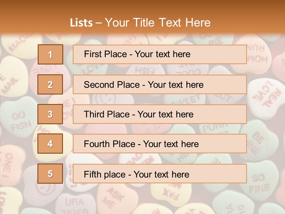 Togetherness Touching Closeup PowerPoint Template