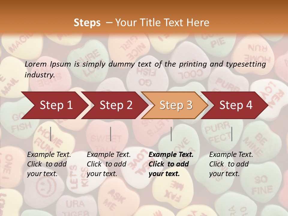 Togetherness Touching Closeup PowerPoint Template