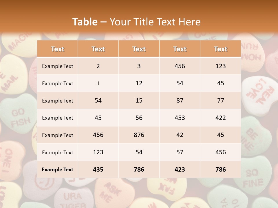 Togetherness Touching Closeup PowerPoint Template
