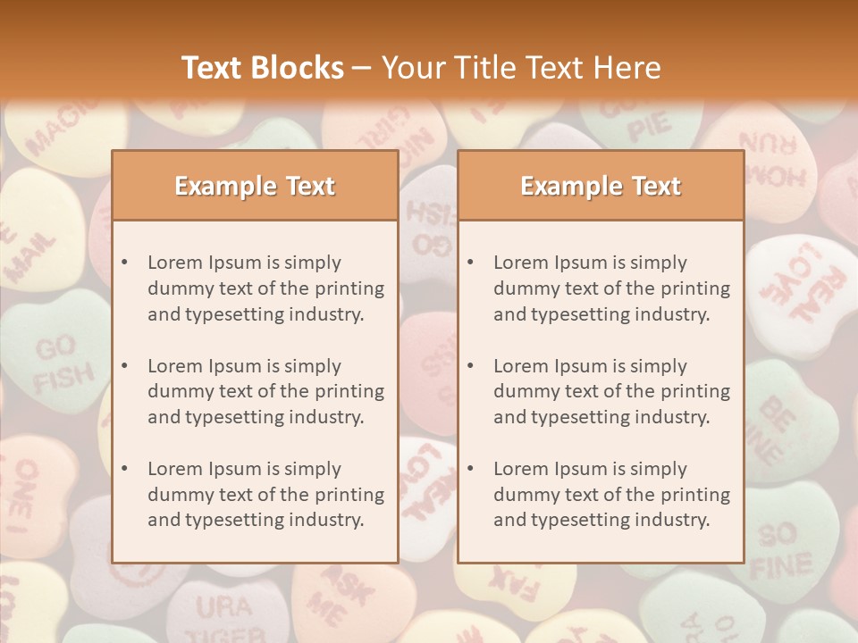 Togetherness Touching Closeup PowerPoint Template