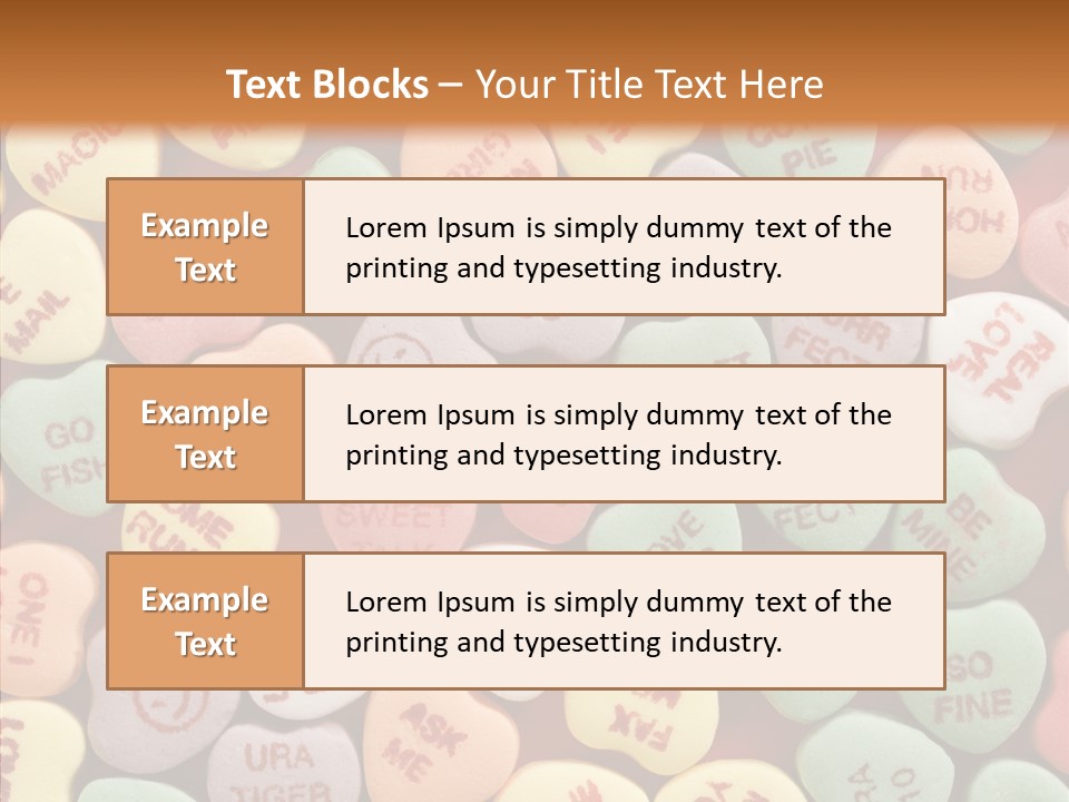 Togetherness Touching Closeup PowerPoint Template