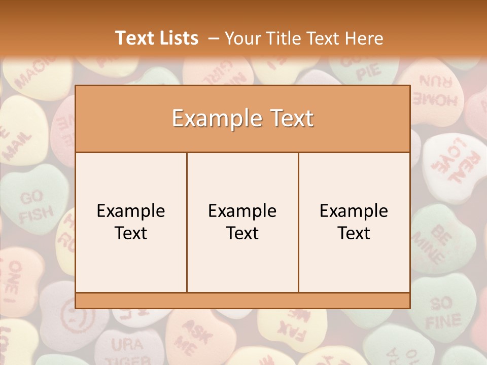 Togetherness Touching Closeup PowerPoint Template