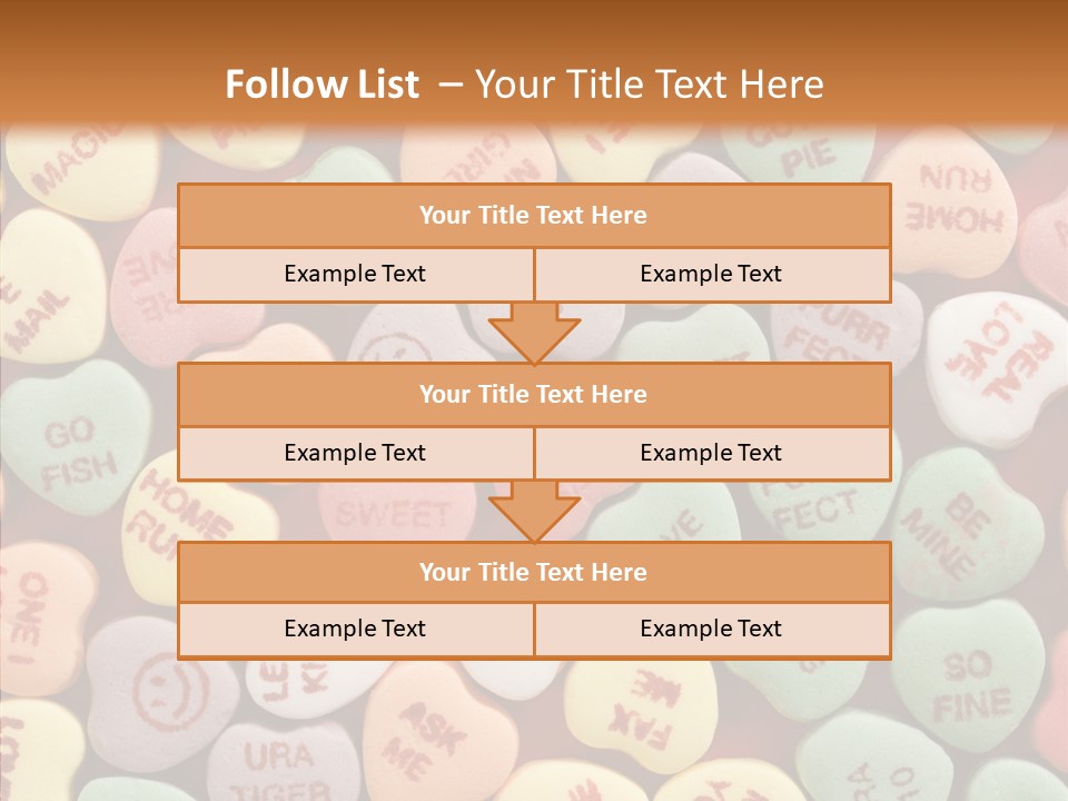 Togetherness Touching Closeup PowerPoint Template