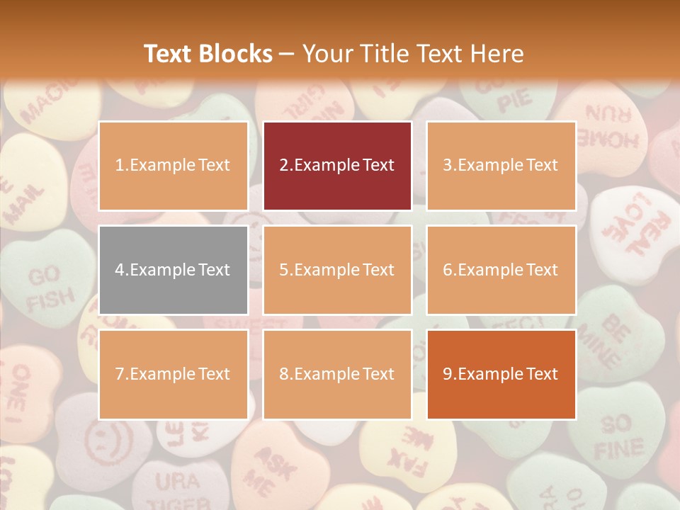 Togetherness Touching Closeup PowerPoint Template