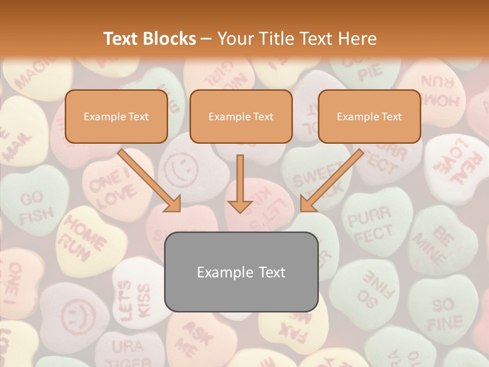 Togetherness Touching Closeup PowerPoint Template