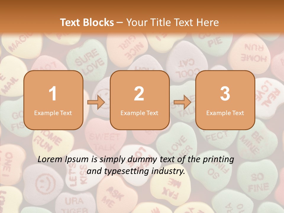 Togetherness Touching Closeup PowerPoint Template