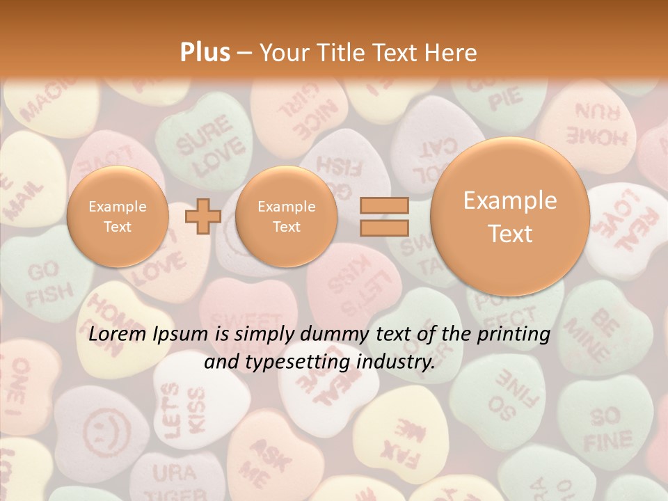 Togetherness Touching Closeup PowerPoint Template