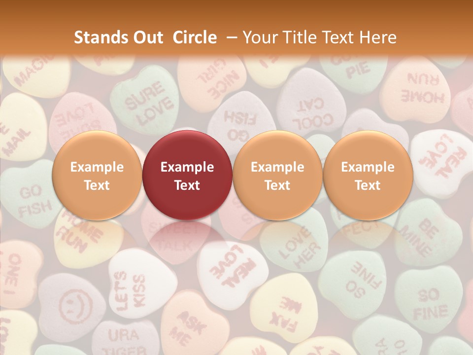 Togetherness Touching Closeup PowerPoint Template