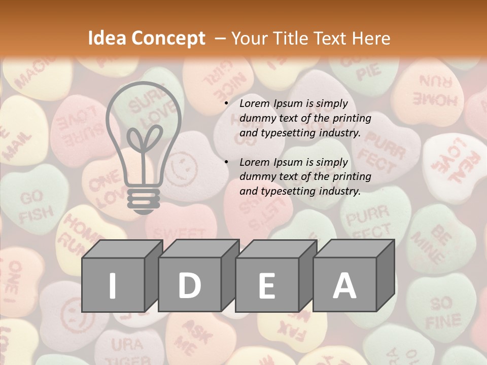 Togetherness Touching Closeup PowerPoint Template