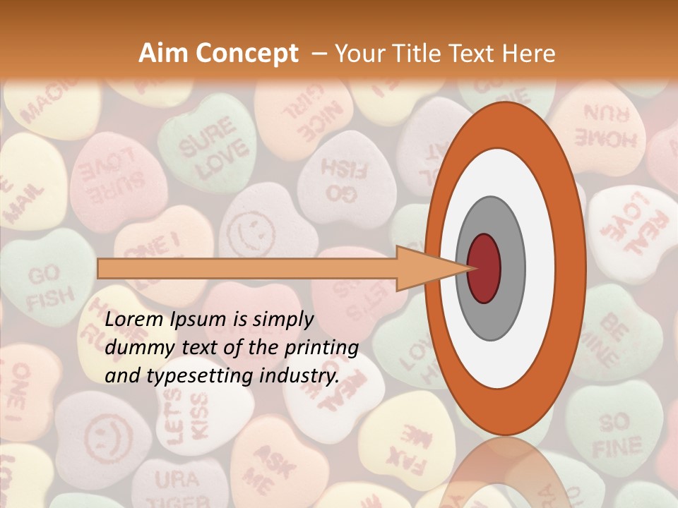 Togetherness Touching Closeup PowerPoint Template