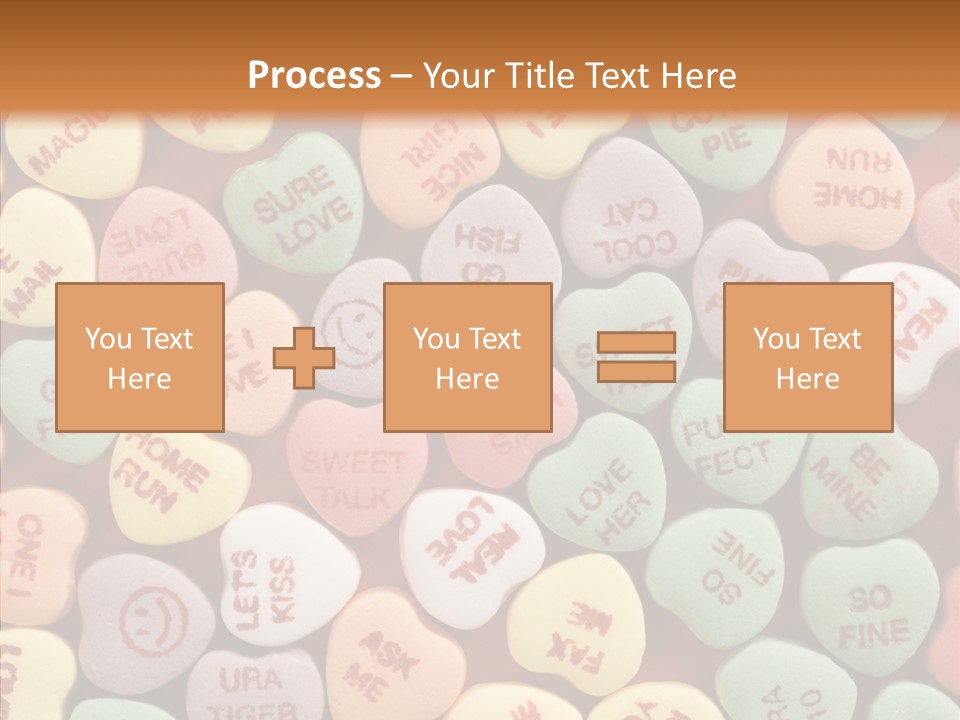 Togetherness Touching Closeup PowerPoint Template