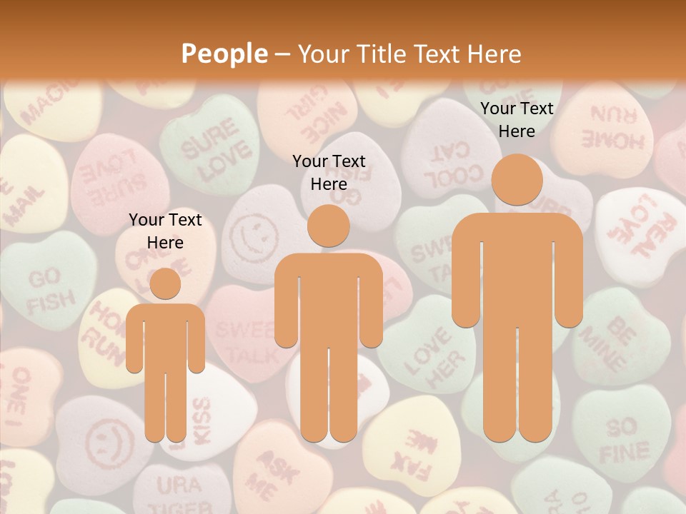 Togetherness Touching Closeup PowerPoint Template